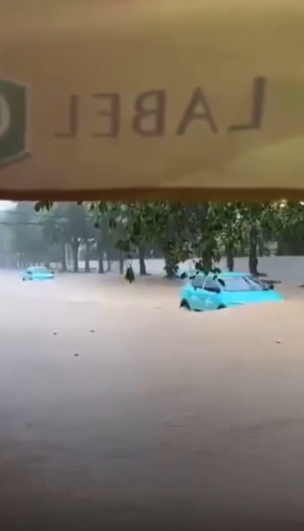 Cộng đồng mạng thích thú ví von xe điện có khả năng “lội nước như tàu ngầm”