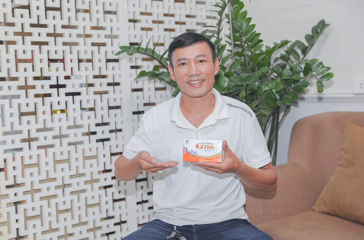 Đại tràng Extra Tâm Bình là bí quyết giúp anh Hoàng Văn Tịnh thoát cảnh đau bụng, đi ngoài đeo bám