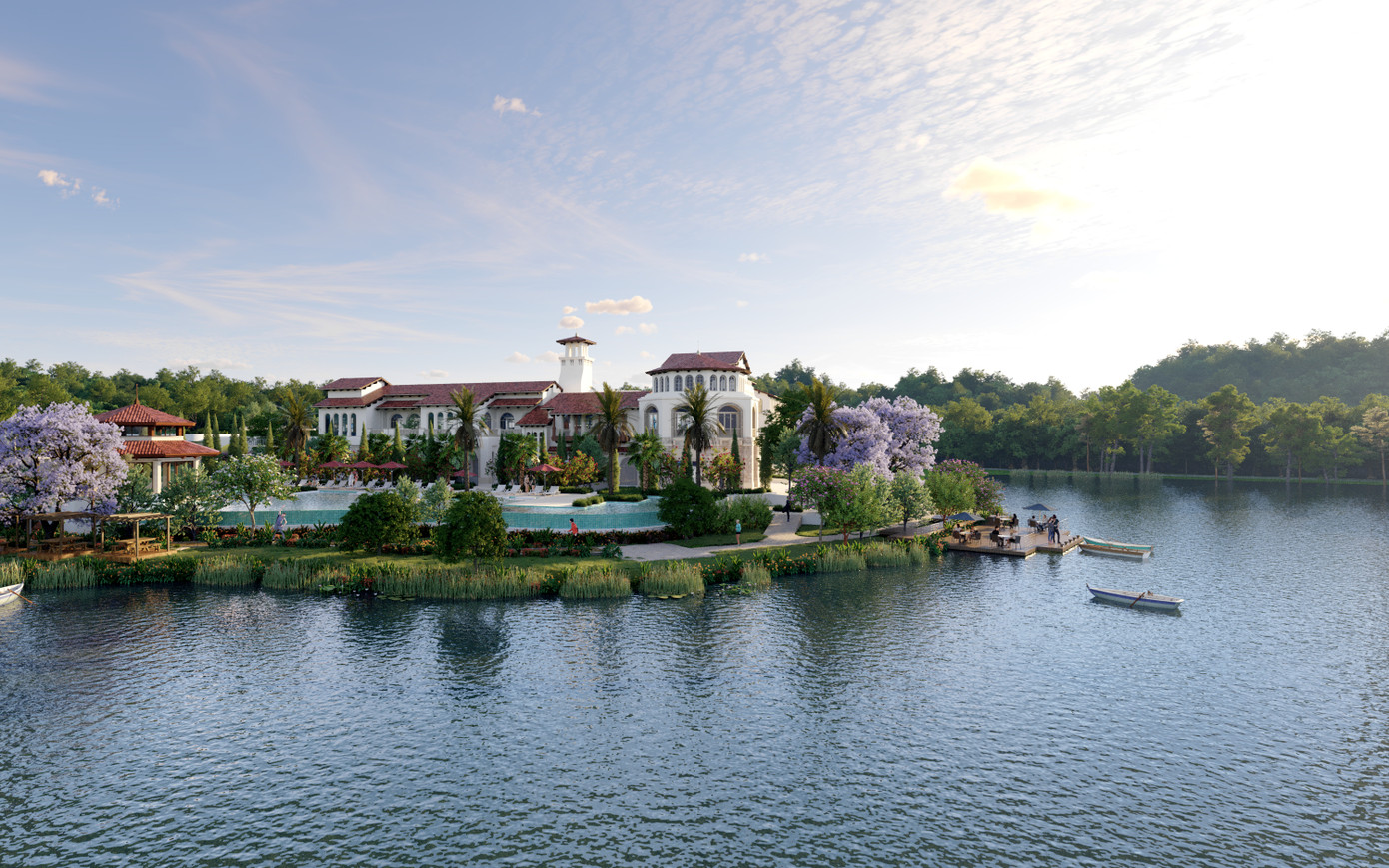 Country Club, do IHG trực tiếp quản lý vận hành, biểu trưng cho giá trị sống ưu tú tại Thanh Xuan Valley. Ảnh: BIM Land. Country Club, do IHG trực tiếp quản lý vận hành, biểu trưng cho giá trị sống ưu tú tại Thanh Xuan Valley. Ảnh: BIM Land.