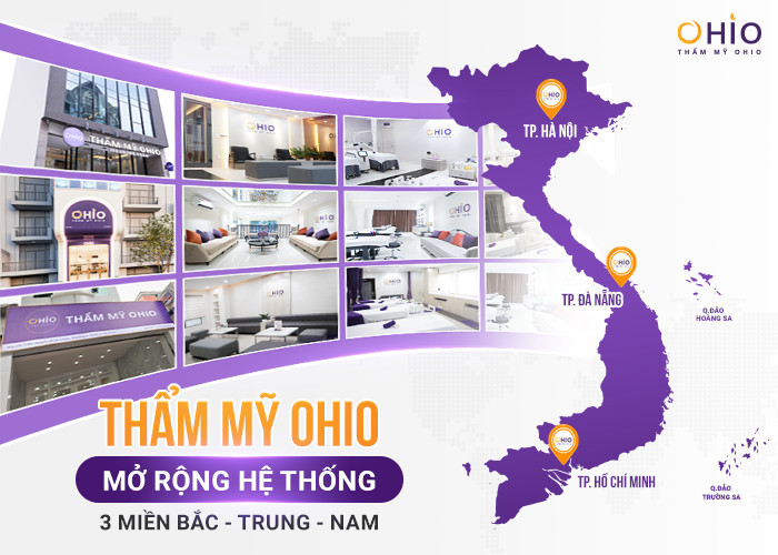 Thẩm mỹ OHIO mở rộng phát triển khắp 3 miền Bắc - Trung - Nam