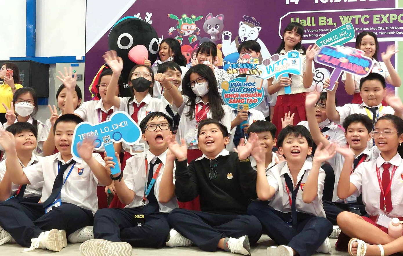 Thiếu nhi tham gia tại sự kiện