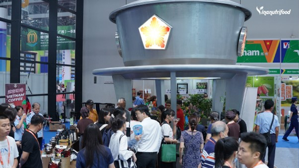Gian hàng VietNam Coffee House của Vinanurtifood tại CAEXPO 2023