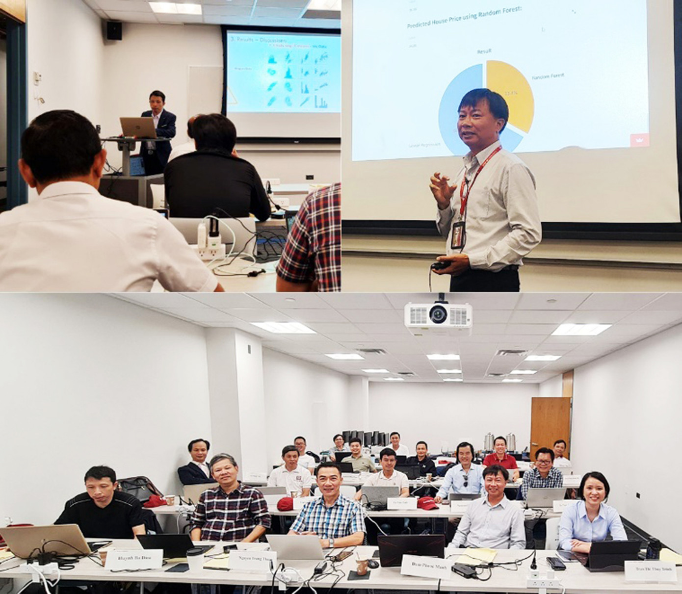 Các giảng viên của ĐH Duy Tân báo cáo về các dự án dùng Machine Learning Các giảng viên của ĐH Duy Tân báo cáo về các dự án dùng Machine Learning