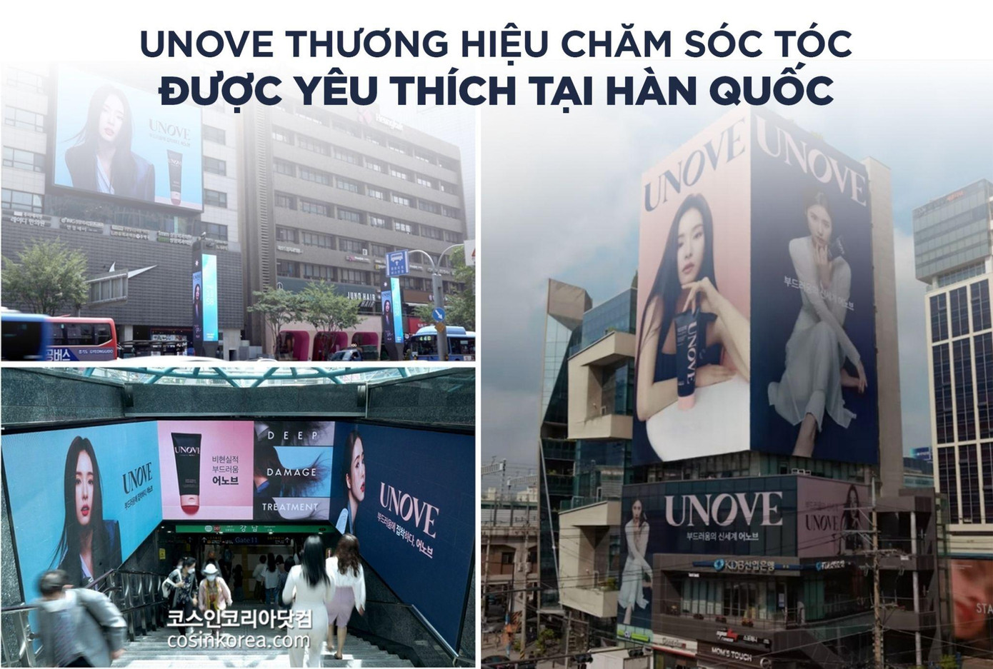 UNOVE thương hiệu chăm sóc tóc được yêu thích tại Hàn Quốc
