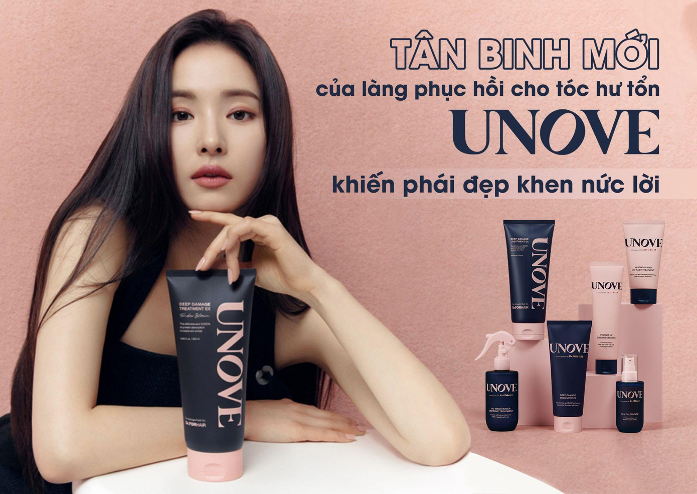 Tân binh dòng dưỡng tóc - UNOVE được phái đẹp khen nức lời