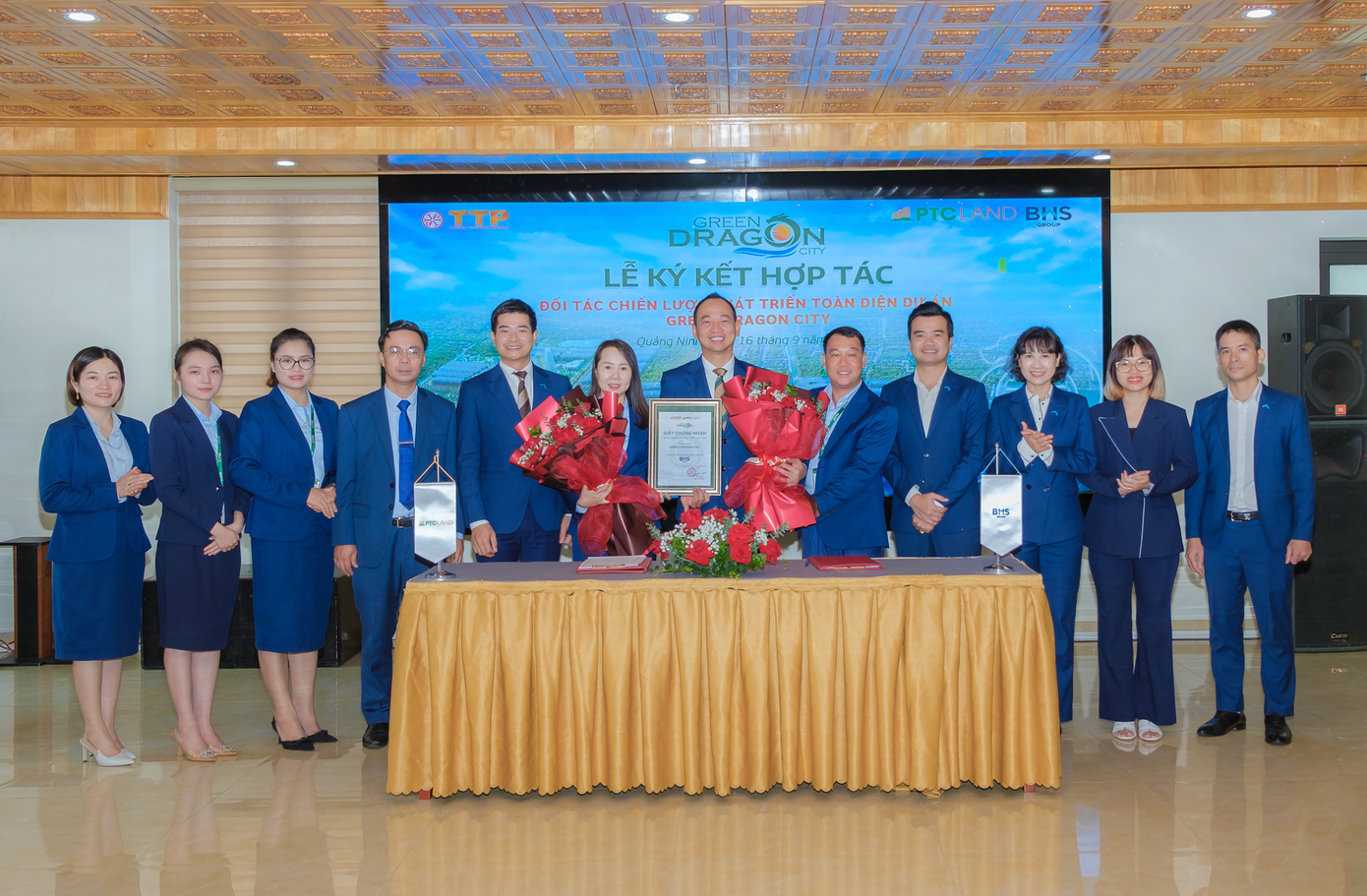 Cái bắt tay chiến lược giữa Tập đoàn TTP và BHS Group Cái bắt tay chiến lược giữa Tập đoàn TTP và BHS Group