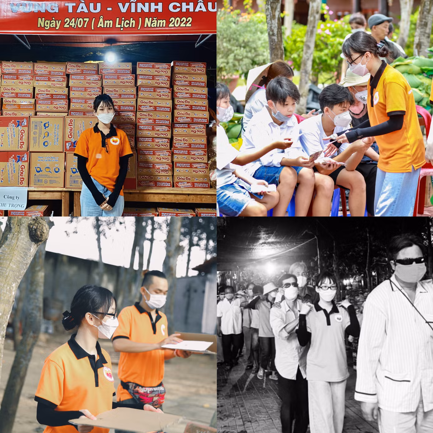 Tham gia CLB Nhân sinh hỗ trợ và giúp đỡ khó khăn tại Vĩnh Châu (Sóc Trăng).