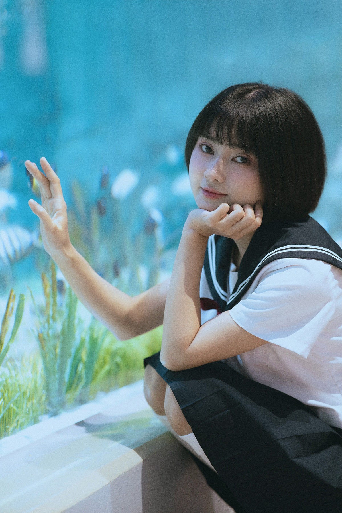 Vốn yêu thích nhân vật nàng tiên cá – một hình ảnh gắn liền với đại dương từ nhỏ, chính vì vậy, Tuyết Trinh luôn có niềm hứng thú đặc biệt dành cho thủy cung.