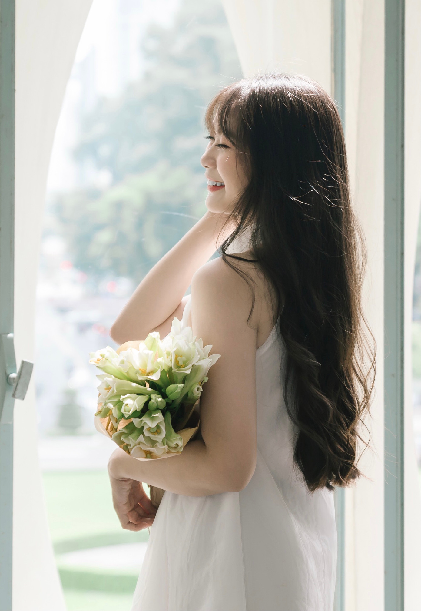 Bên cạnh công việc học tập, Bảo Trinh còn được biết đến là người mẫu ảnh tự do.