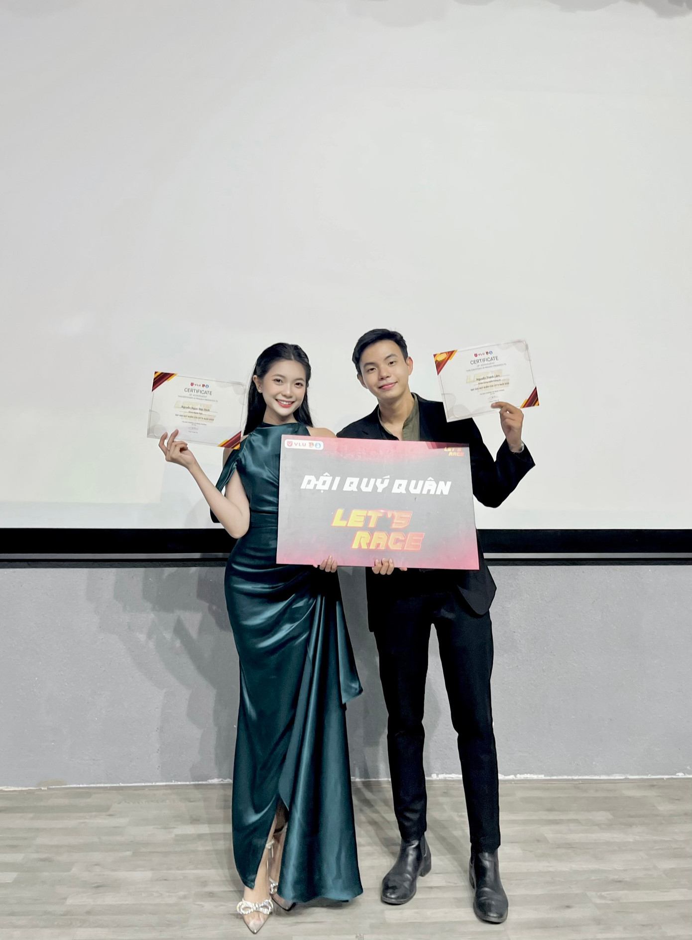 Gần đây nhất, cô bạn đoạt ngôi vị Quý quân Let’s Race 2022.