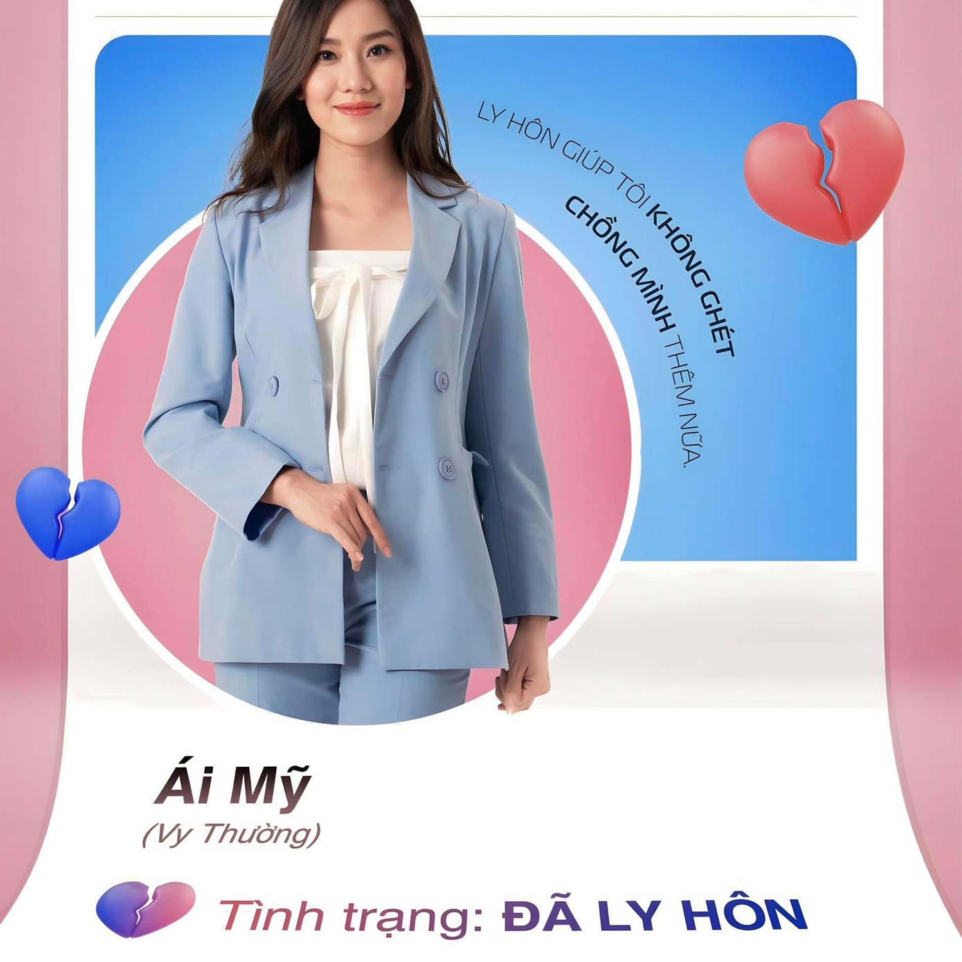 Vi Thường trong vai &quot;Ái Mỹ&quot; với sự tương đồng về nội tâm bên trong và cùng trải qua cuộc hôn nhân bị đổ vỡ.