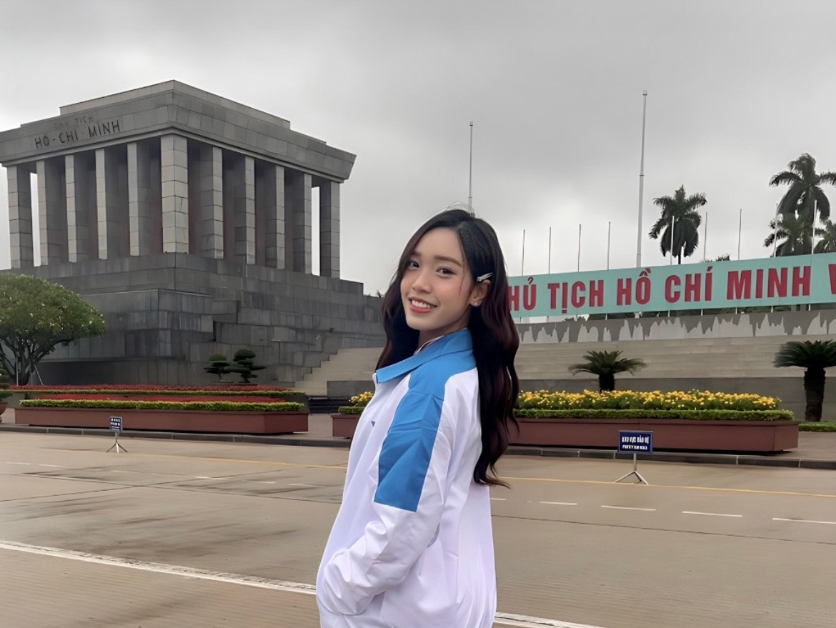 Kim Loan là một trong những Đại biểu đại diện trường tham dự Đại hội Đại biểu Toàn quốc Hội Sinh viên Việt Nam diễn ra tại Hà Nội năm 2023.