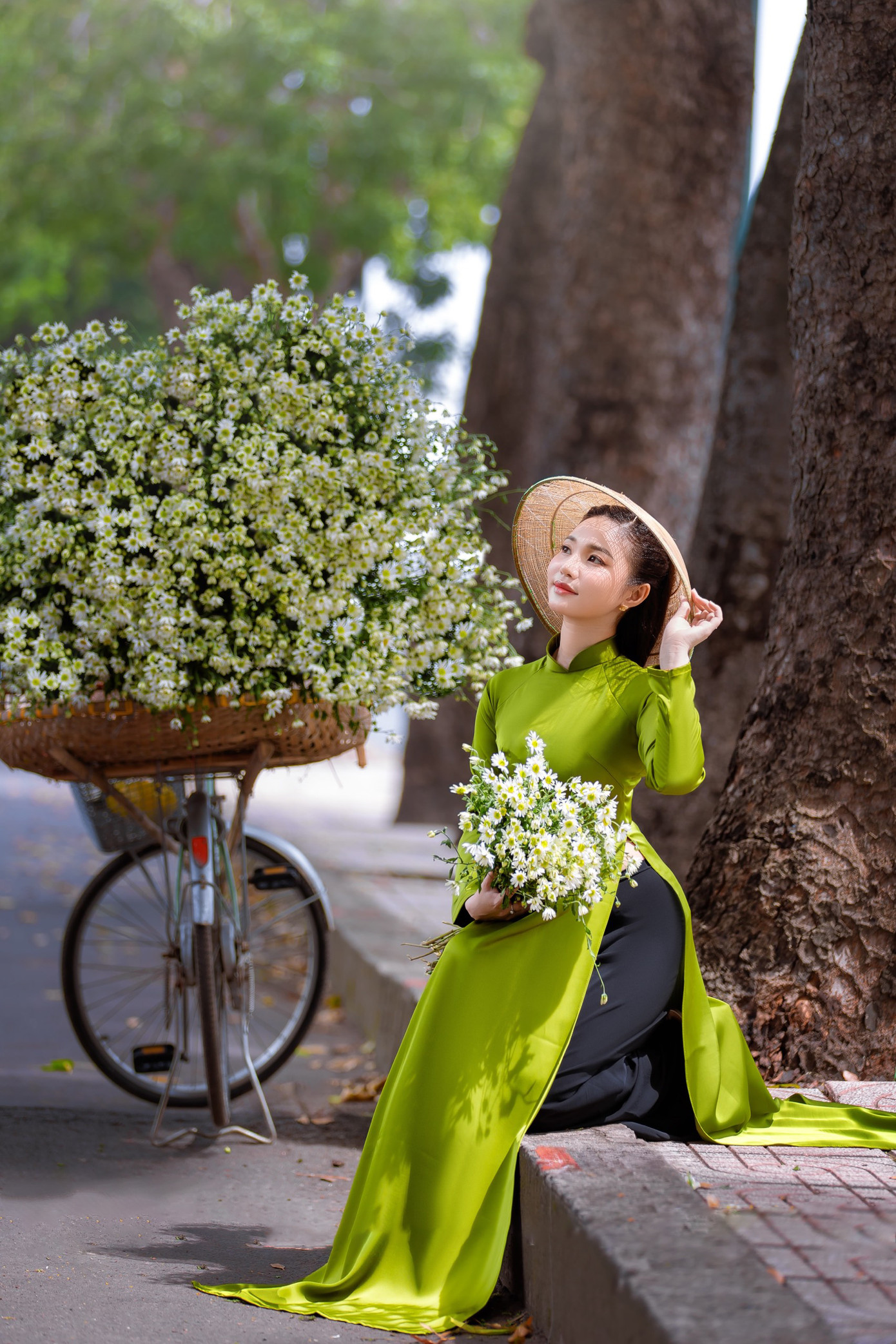 Bộ ảnh lấy cảm hứng từ màu xanh của mùa xuân, màu của sự đâm chồi nảy lộc.