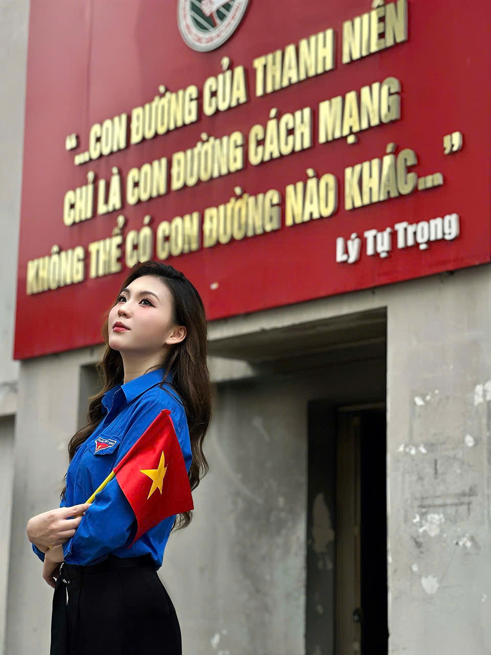 Lê Nghi Phượng (sinh viên Học viện Thanh thiếu niên Việt Nam).