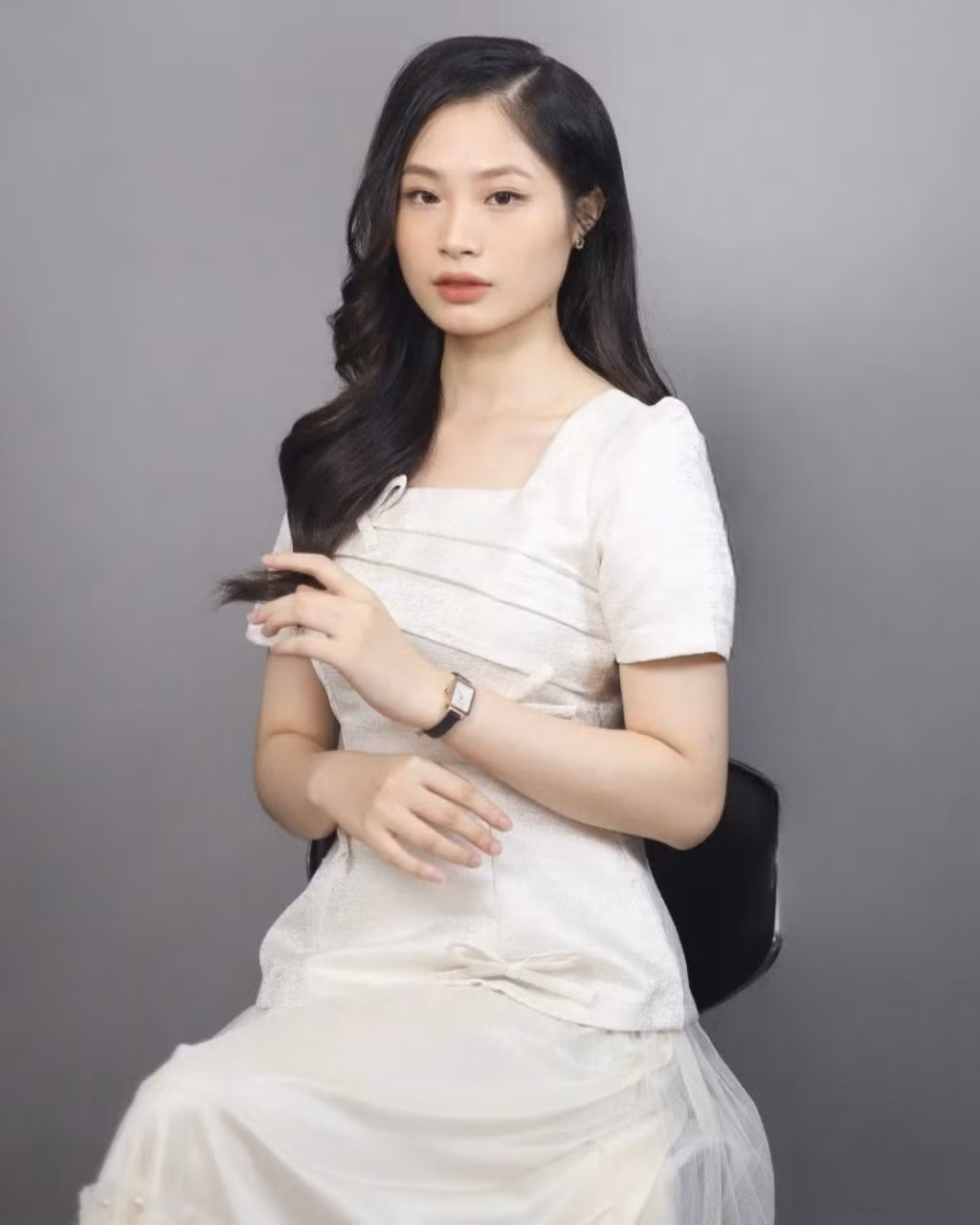 Lê Ngọc Như Quỳnh (sinh năm 2003) đang là sinh viên chuyên ngành Tài chính của Học viện Ngân hàng.