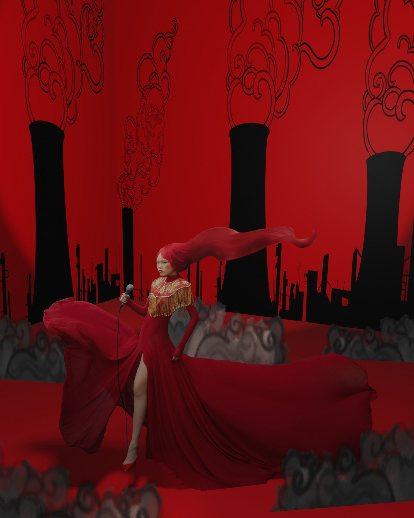 Thiều Minh Tân (sinh viên lớp Nhiếp ảnh Nghệ thuật) dành mối quan tâm đặc biệt về chủ đề môi trường. (Ảnh: Thiều Minh Tân)