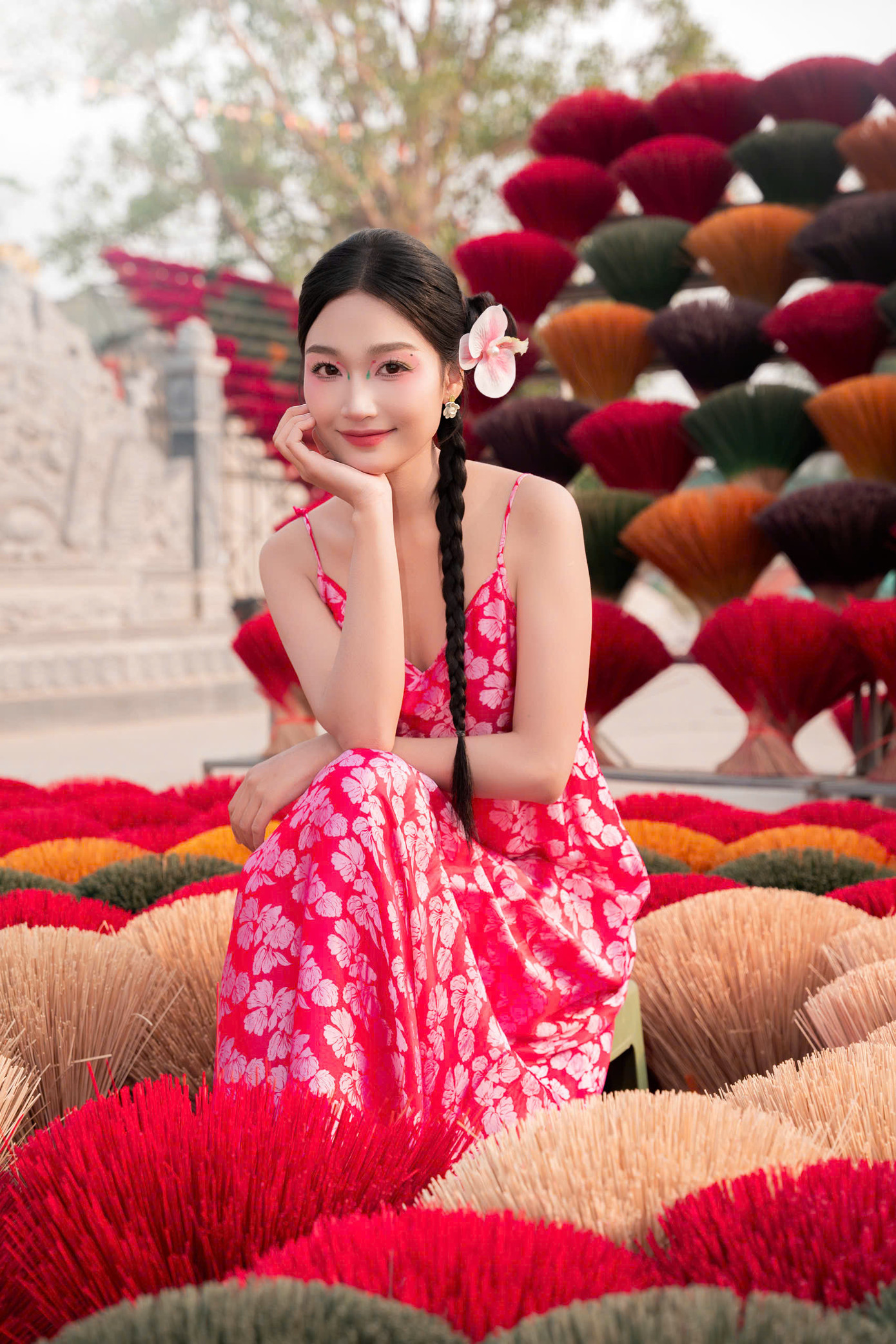 Tết là thời điểm quý giá để gia đình sum họp, quây quần bên nhau đối với Trà My.