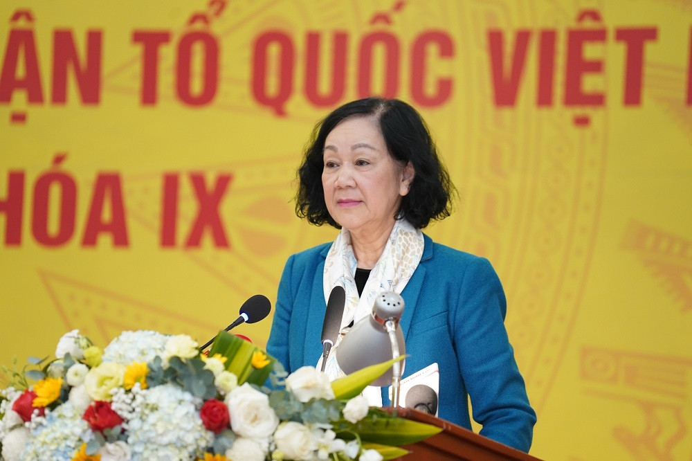 Thường trực Ban Bí thư, Trưởng Ban Tổ chức Trung ương Trương Thị Mai. Thường trực Ban Bí thư, Trưởng Ban Tổ chức Trung ương Trương Thị Mai.