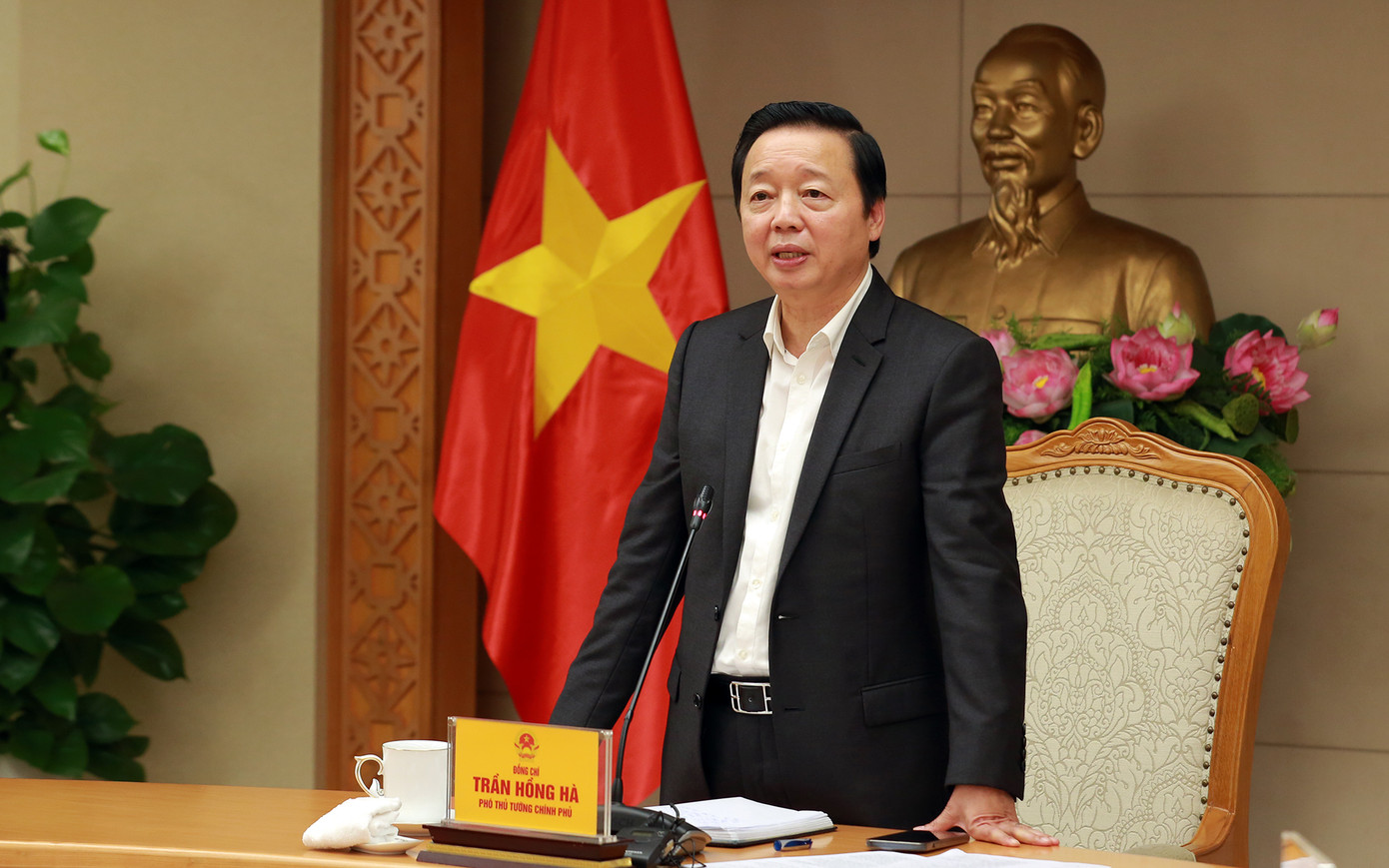 Phó Thủ tướng Trần Hồng Hà chủ trì cuộc họp để tháo gỡ các vướng mắc cho các dự án điện khí, điện gió ngoài khơi.