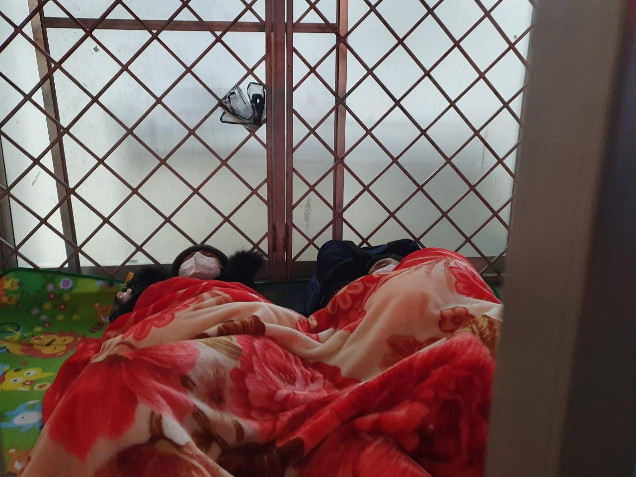 Họ thiếp đi vì mệt