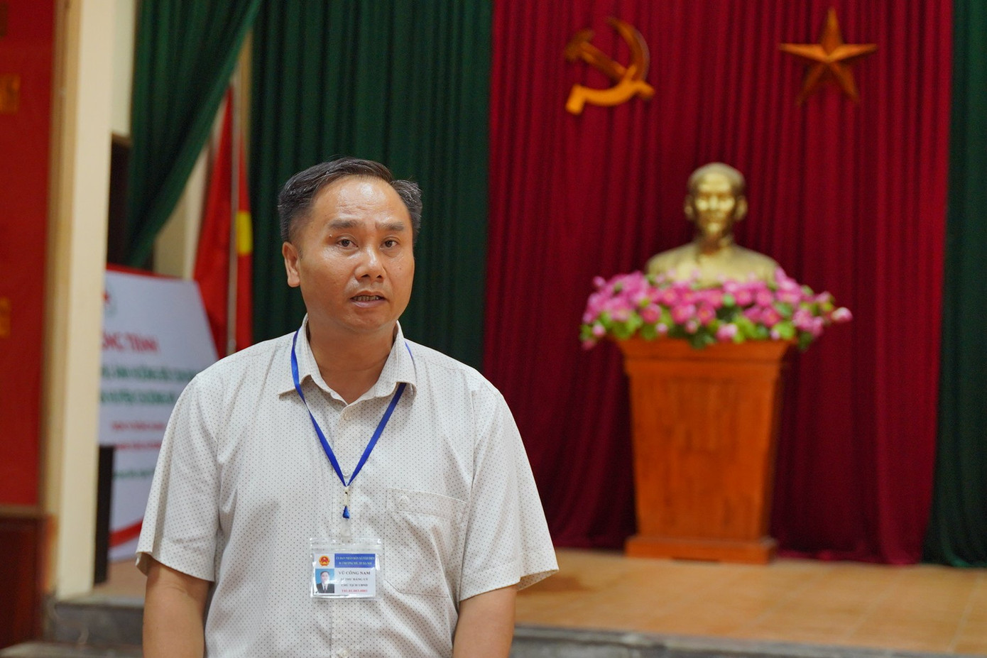 Ông Vũ Công Nam, Bí thư Đảng ủy xã Tân Tiến Ông Vũ Công Nam, Bí thư Đảng ủy xã Tân Tiến