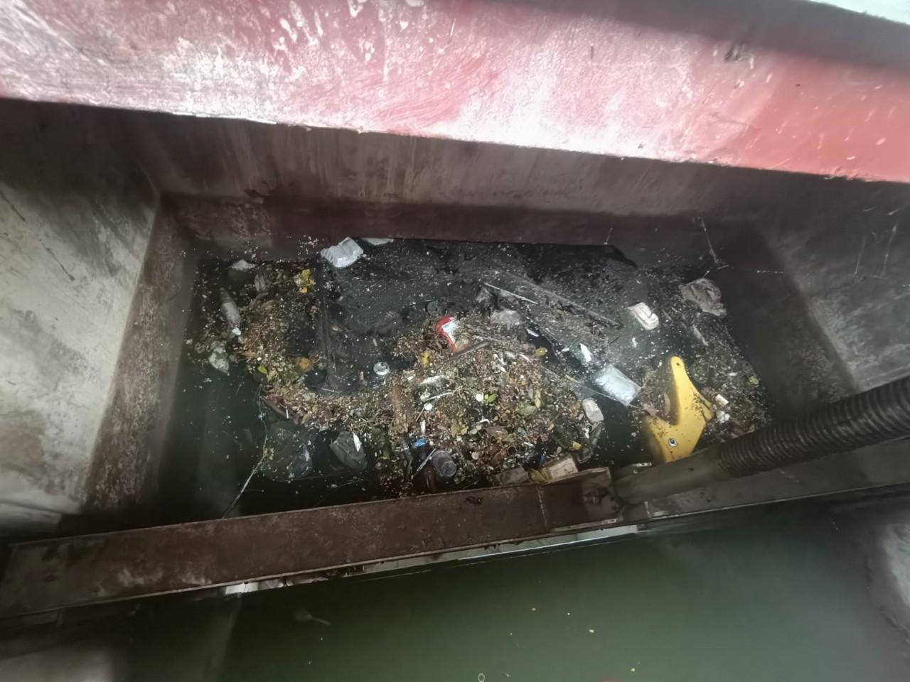 Nước thải sinh hoạt của người dân trong KĐT chảy thẳng ra hồ Nước thải sinh hoạt của người dân trong KĐT chảy thẳng ra hồ