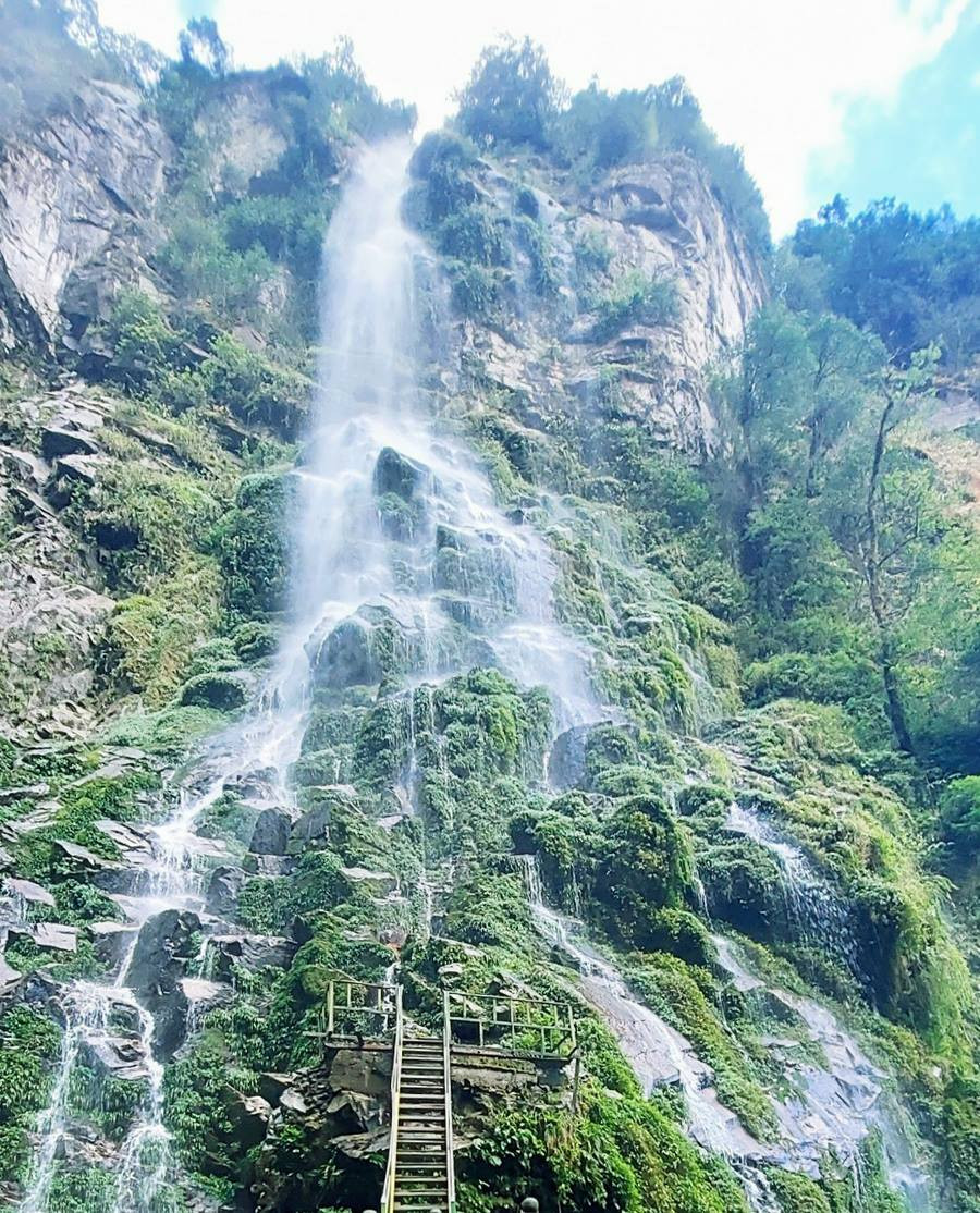 Thác Ong Chúa xã Sàng Ma Sáo. Ảnh: Thanh Huyền