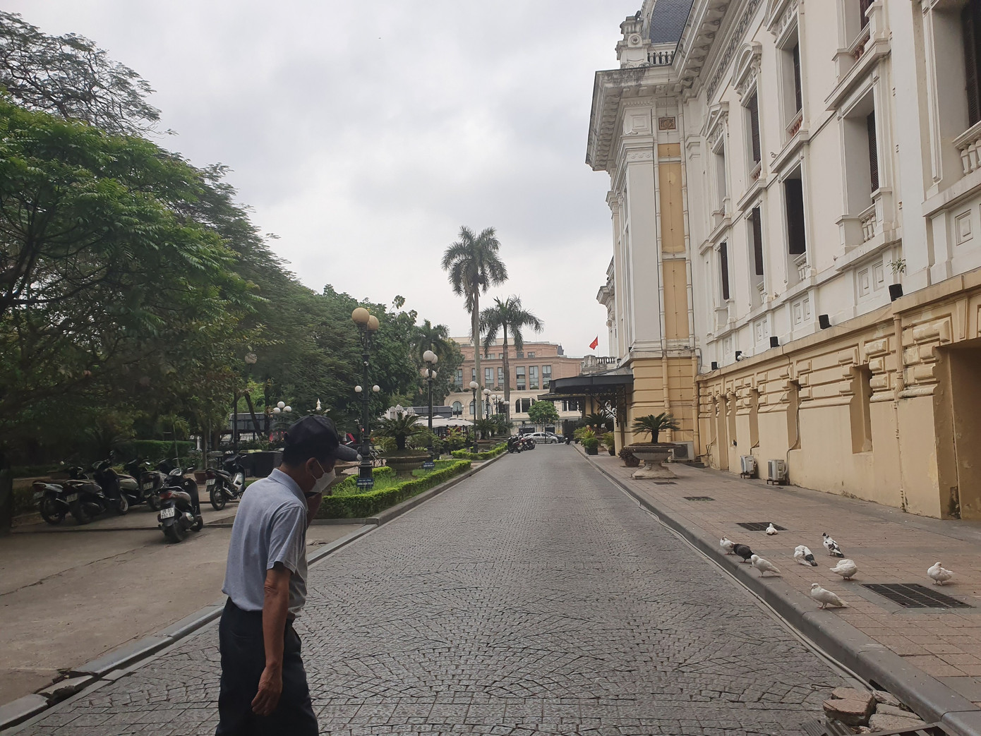 Quán cà phê đã dừng hoạt động