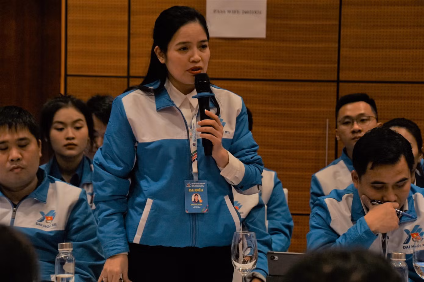 Chị Đinh Thị Hoàn, Phó Bí thư Tỉnh Đoàn Thái Bình