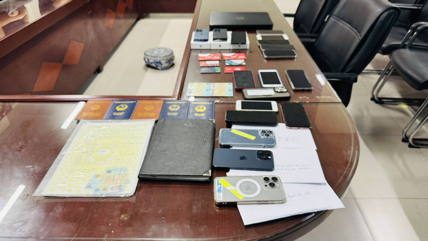 Tang vật cơ quan công an thu giữ. Ảnh: Thanh Tuấn Tang vật cơ quan công an thu giữ. Ảnh: Thanh Tuấn