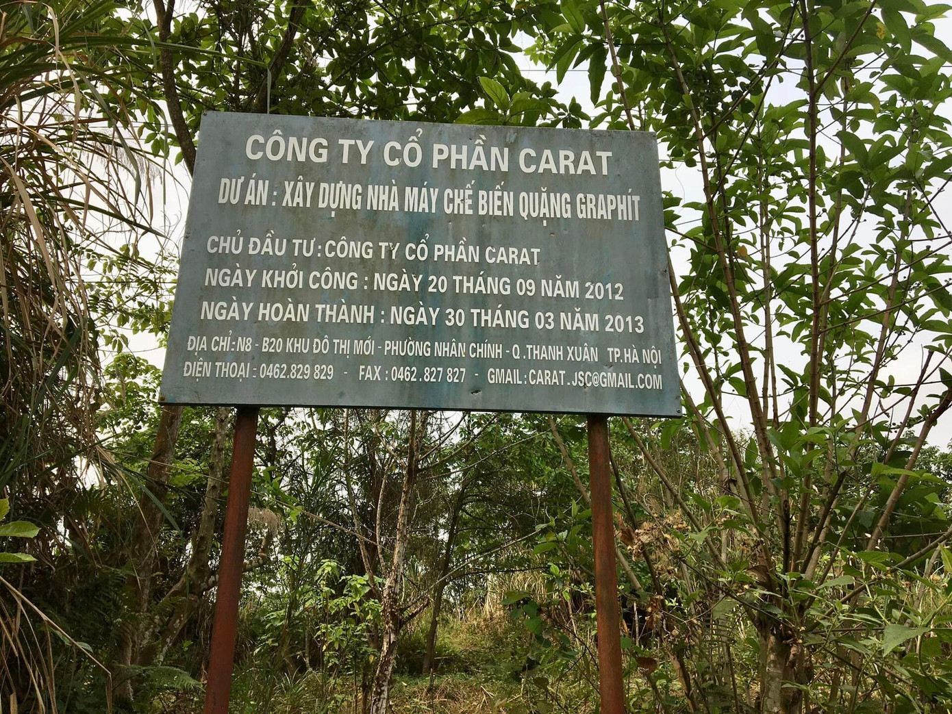 Xem xét thu hồi dự án xây dựng nhà máy chế biến quặng graphit Nậm Thi Lào Cai. Ảnh: Phạm Ngọc Triển Xem xét thu hồi dự án xây dựng nhà máy chế biến quặng graphit Nậm Thi Lào Cai. Ảnh: Phạm Ngọc Triển