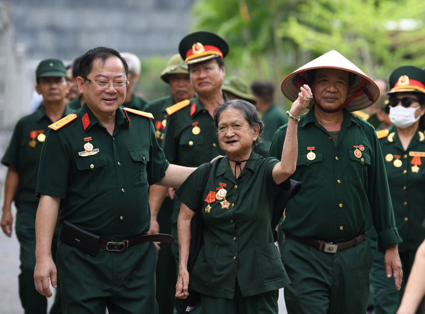 Các thương binh đều háo hức, vui mừng tham dự các hoạt động này.