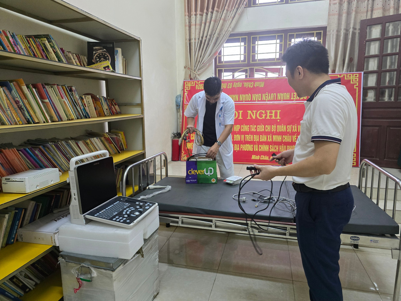 Công tác chuẩn bị phòng siêu âm