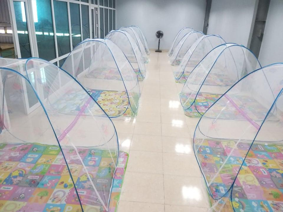 Công ty TNHH Vạn Lợi (KCN Đông Thọ, huyện Yên Phong) gấp rút sắp xếp chỗ ở cho công nhân làm việc tại nhà máy.