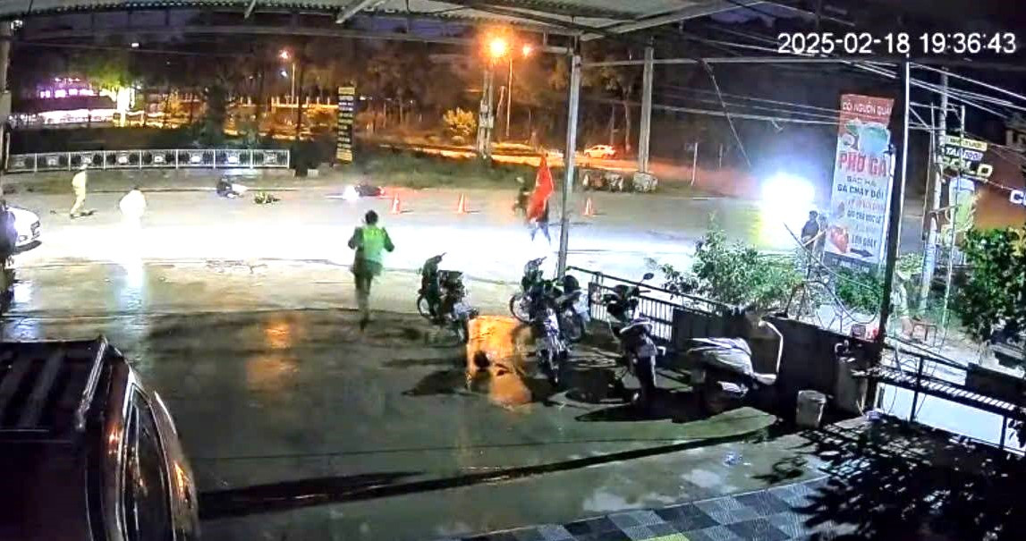 Hình ảnh trích xuất từ camera khi xảy ra vụ việc