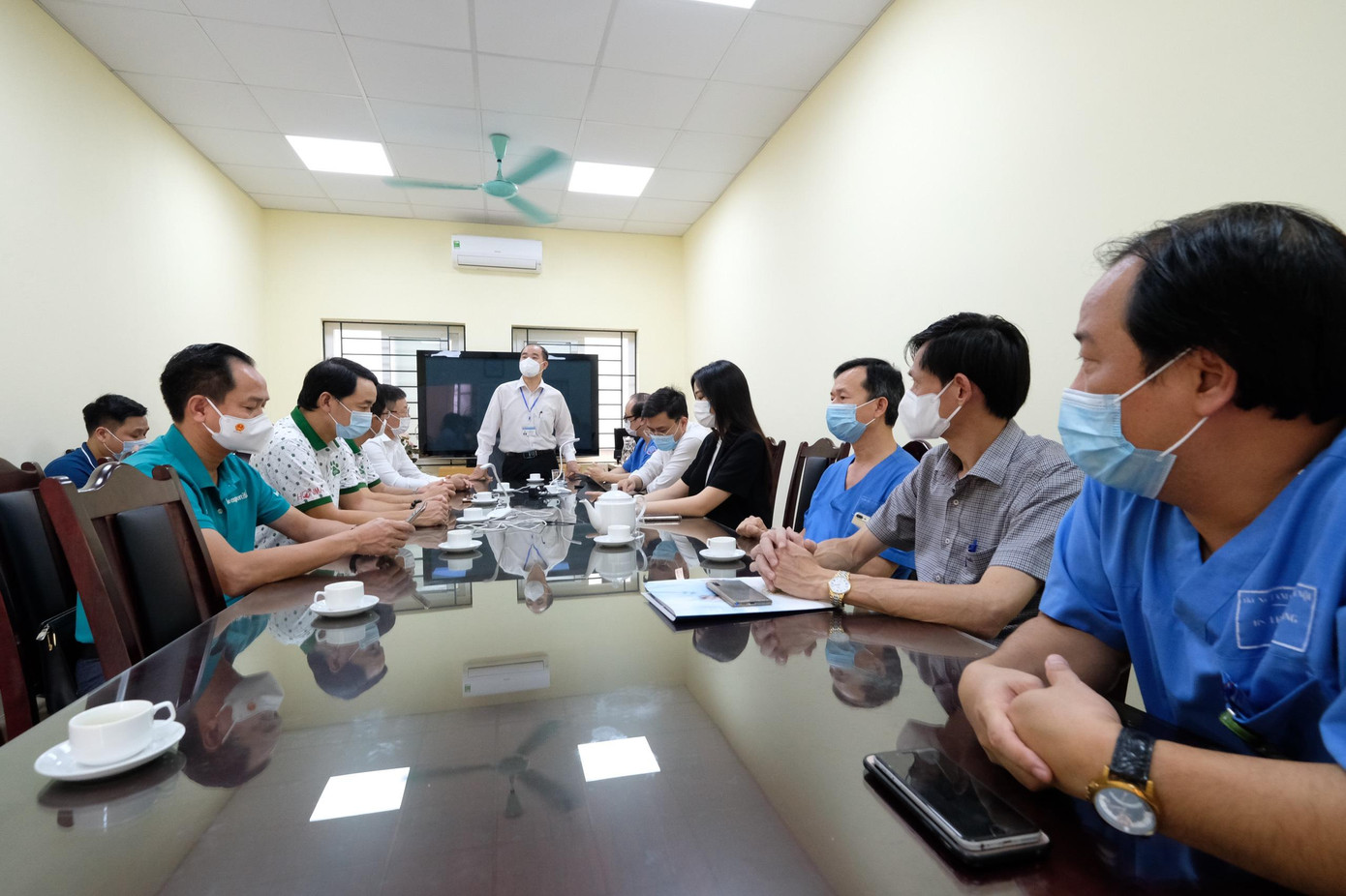 Ông Nguyễn Đình Hưng, Phó Giám đốc Sở Y tế Hà Nội phát biểu. Ông Nguyễn Đình Hưng, Phó Giám đốc Sở Y tế Hà Nội phát biểu.