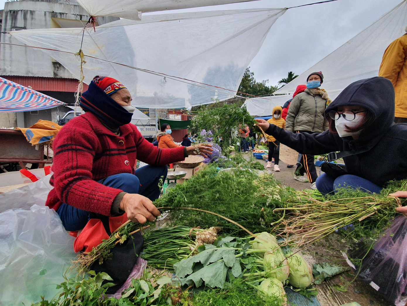 Mấy năm nay, chị Phạm Huyền ở Nam Định vẫn giữ thói quen mua lá mùi già vào những ngày cận Tết Nguyên đán để đun nước cho các thành viên trong gia đình cùng tắm, gội vào chiều cuối năm. Mấy năm nay, chị Phạm Huyền ở Nam Định vẫn giữ thói quen mua lá mùi già vào những ngày cận Tết Nguyên đán để đun nước cho các thành viên trong gia đình cùng tắm, gội vào chiều cuối năm.