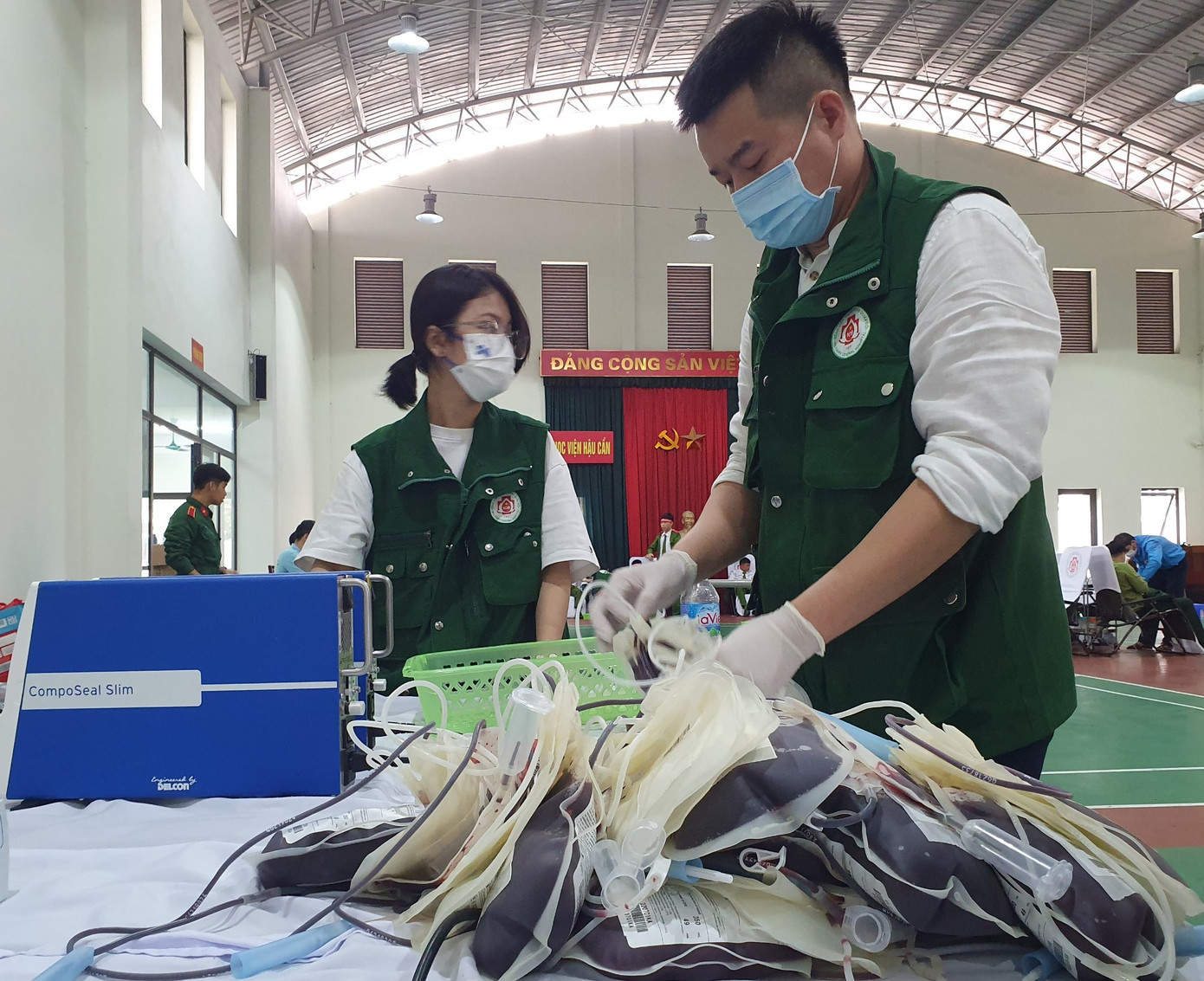 Dự kiến trong hôm nay,12/2, chương trình sẽ nhận khoảng 400 đơn vị máu.