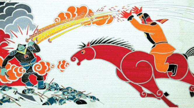 "Chuyện ông Gióng", một trong số tác phẩm nổi bật của NSND Ngô Mạnh Lân