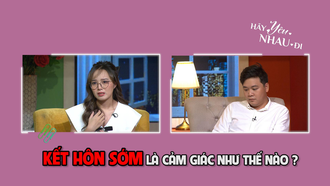 Hai vợ chồng trẻ với áp lực cưới sớm