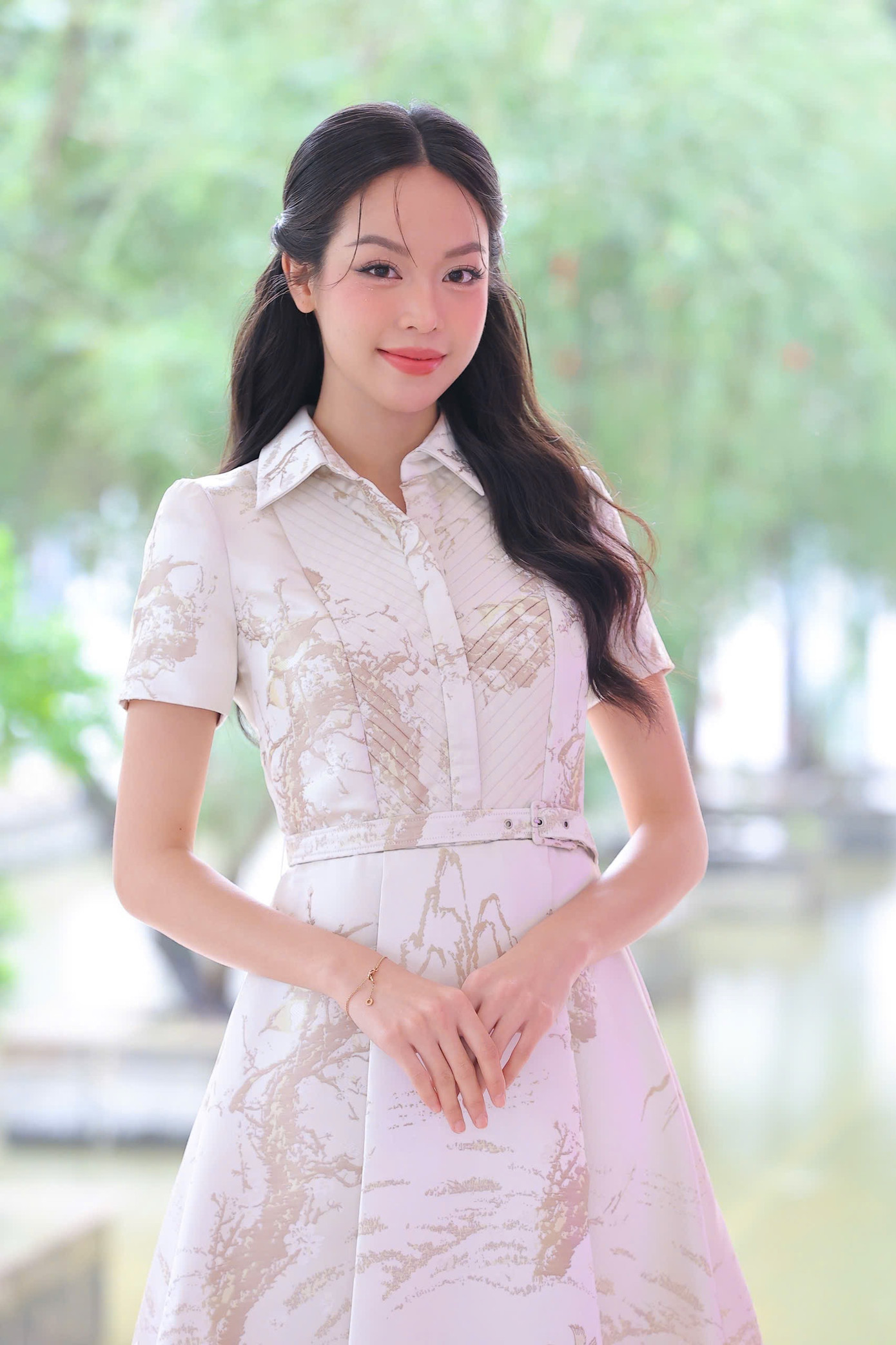 Thanh Thủy gặp áp lực khi cùng lúc mang hai danh hiệu Hoa hậu Việt Nam và Hoa hậu Quốc tế. Ảnh: Trọng Tài.