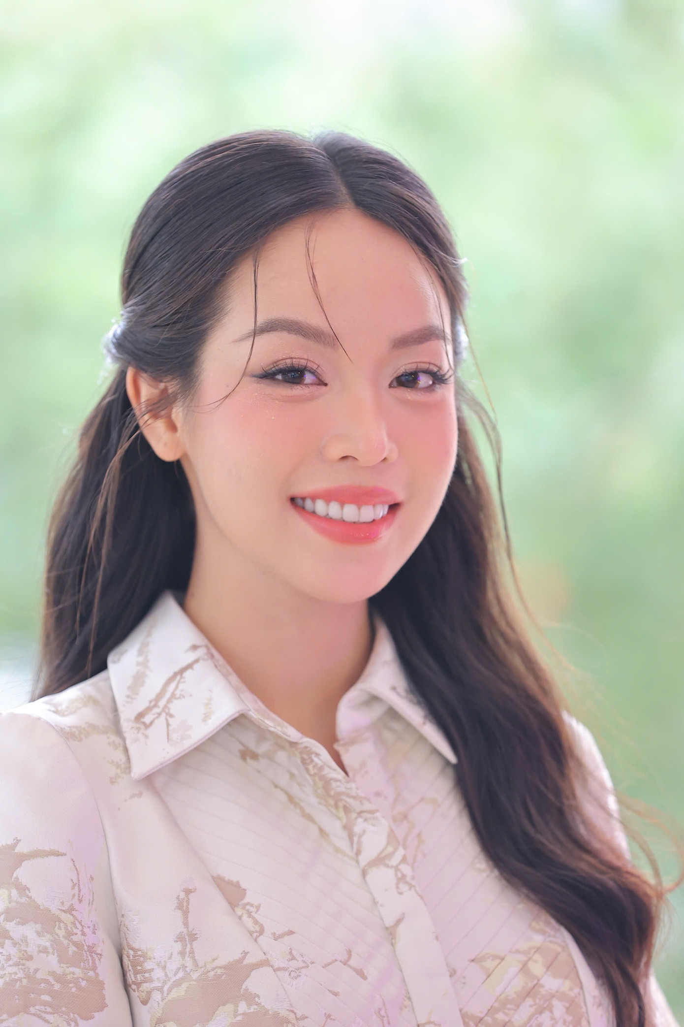 Thanh Thủy gặp áp lực khi cùng lúc mang hai danh hiệu Hoa hậu Việt Nam và Hoa hậu Quốc tế. Ảnh: Trọng Tài.