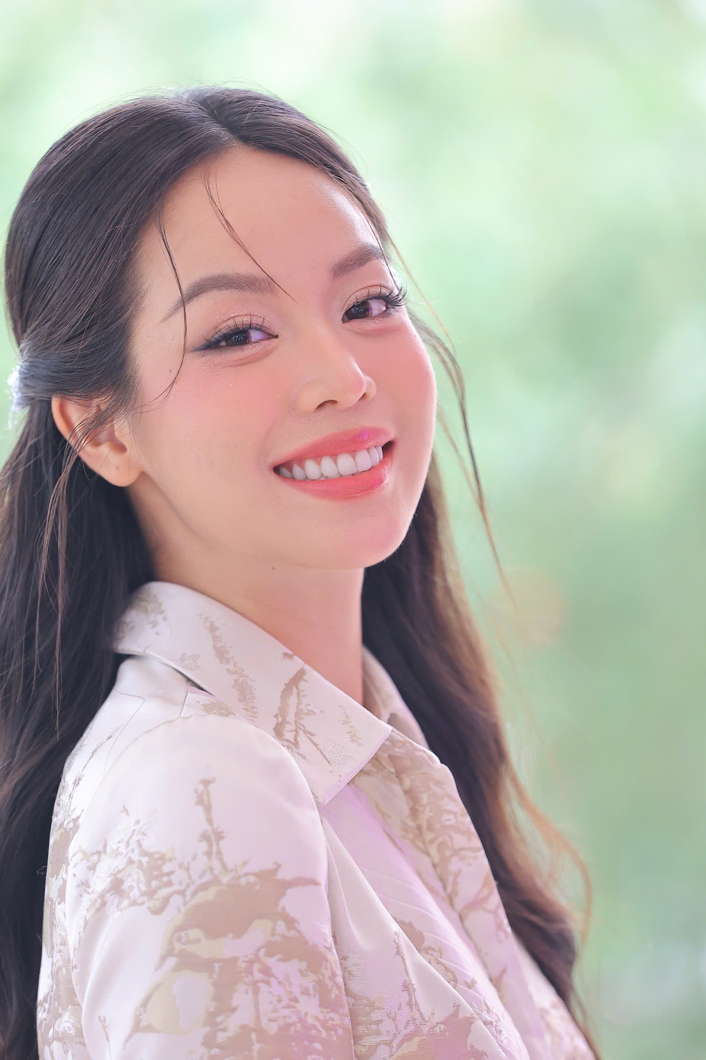 Thanh Thủy gặp áp lực khi cùng lúc mang hai danh hiệu Hoa hậu Việt Nam và Hoa hậu Quốc tế. Ảnh: Trọng Tài.