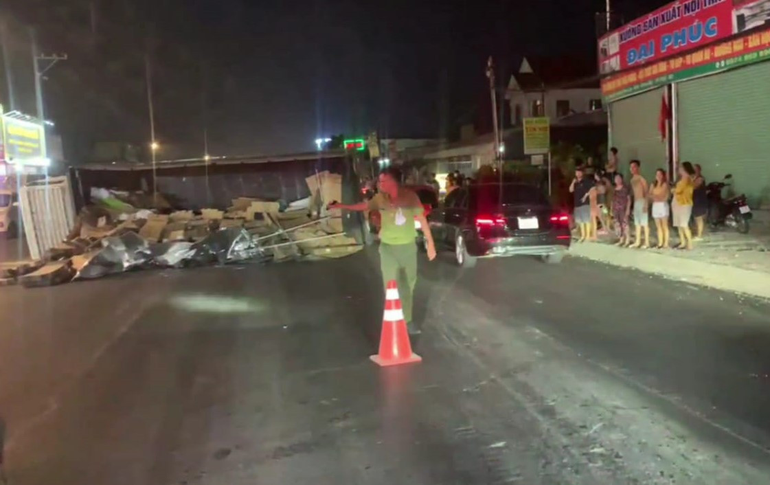 Hiện trường vụ tai nạn