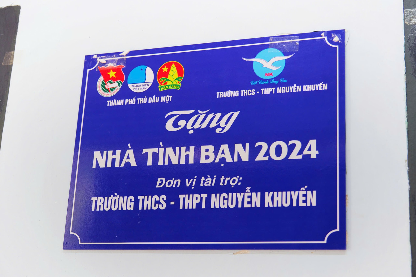 Công trình "Nhà tình bạn" có diện tích 50m2