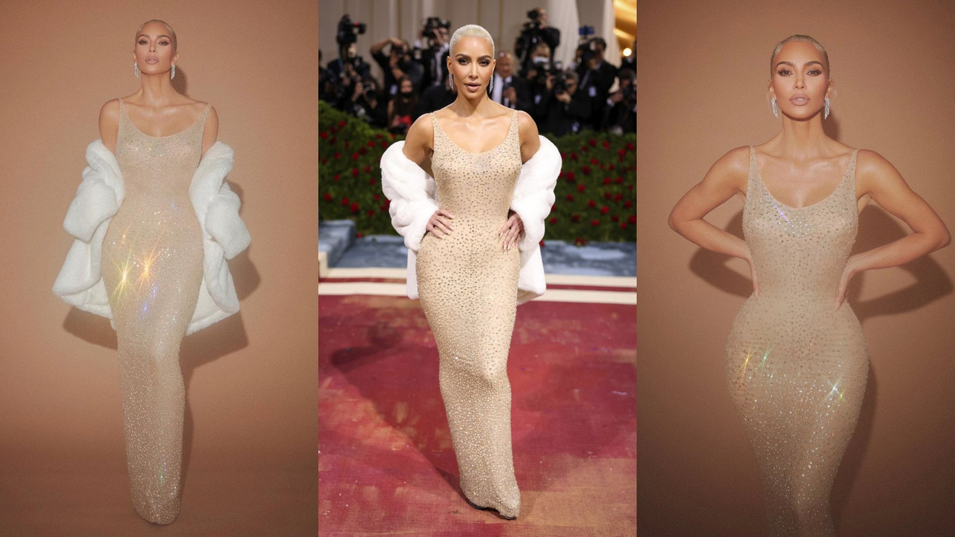 Kim đã phải giảm gần 7 kg để có thể mặc vừa chiếc váy iconic này.