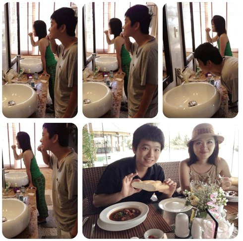 Linh và Phương như đôi sam, cùng ăn ngủ, học tập và lao động. Ảnh: Nhân vật cung cấp.