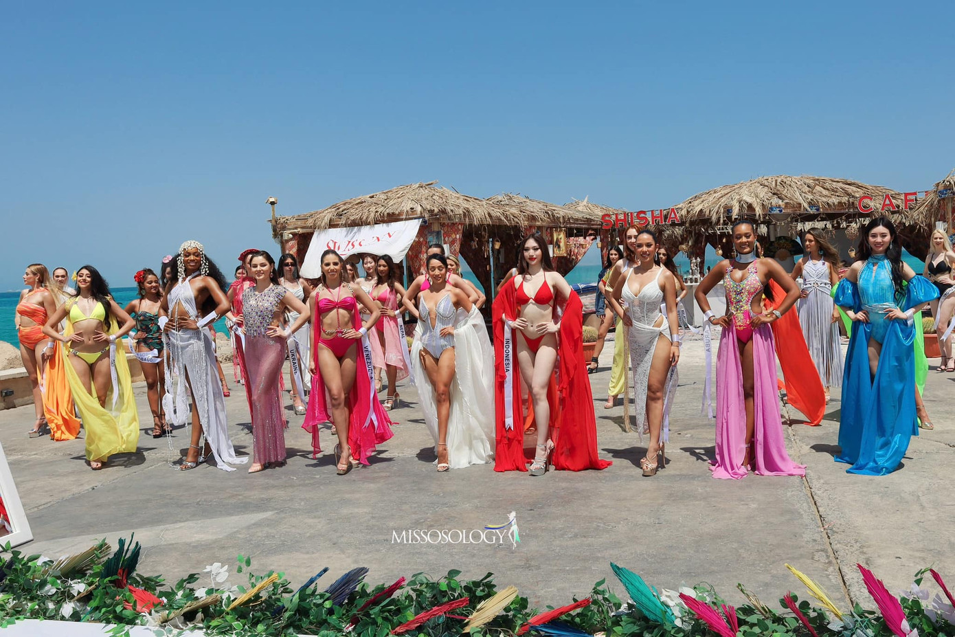 Ngày 21/4 đã diễn ra phần thi trang phục đi biển của cuộc thi Miss Eco International - Hoa hậu Môi trường Thế giới 2024. Phần thi được tổ chức ở một khu resort của Ai Cập.