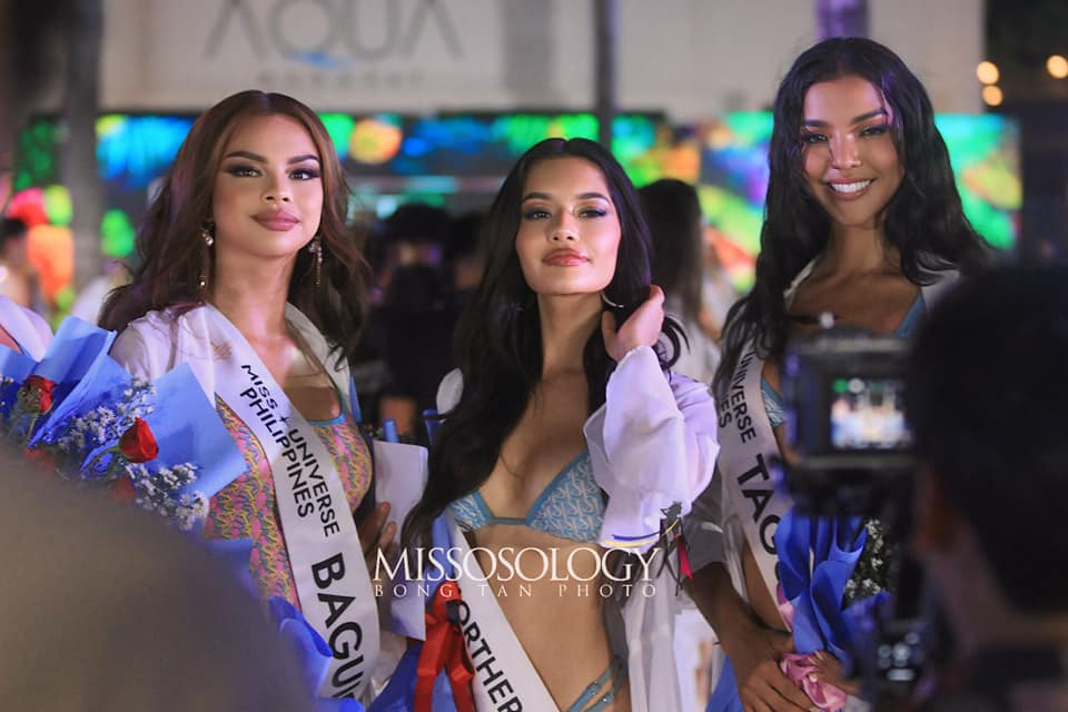 Tối 21/4 đã diễn ra phần thi áo tắm thuộc khuôn khổ cuộc thi Hoa hậu Hoàn vũ Philippines 2024. Đây là phần thi được khán giả mong chờ vì các thí sinh của cuộc thi năm nay được đánh giá có sắc vóc đồng đều, kỹ năng trình diễn chuyên nghiệp.