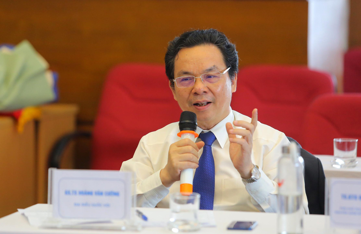 GS. TS Hoàng Văn Cường - ĐBQH đoàn Hà Nội. Ảnh:Phạm Duy GS. TS Hoàng Văn Cường - ĐBQH đoàn Hà Nội. Ảnh:Phạm Duy